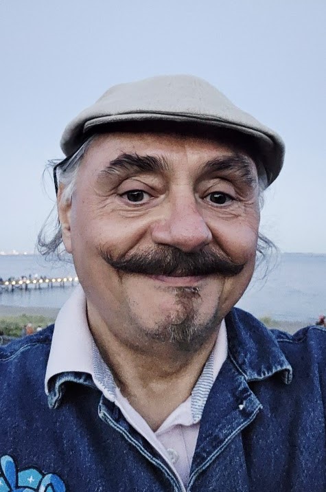 Me by the beach of Copenhagen on the night of the Blood Moon eclips